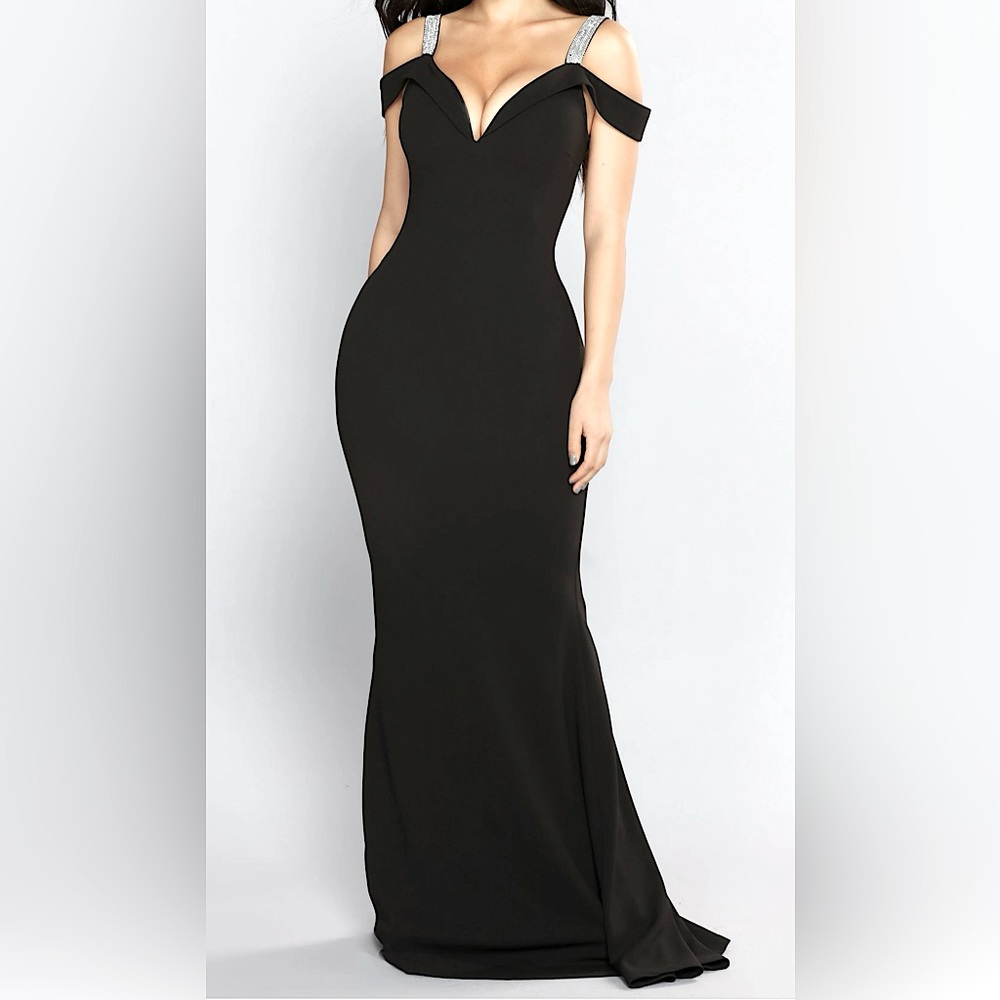 Mermaid Style Black Mermaid Dress